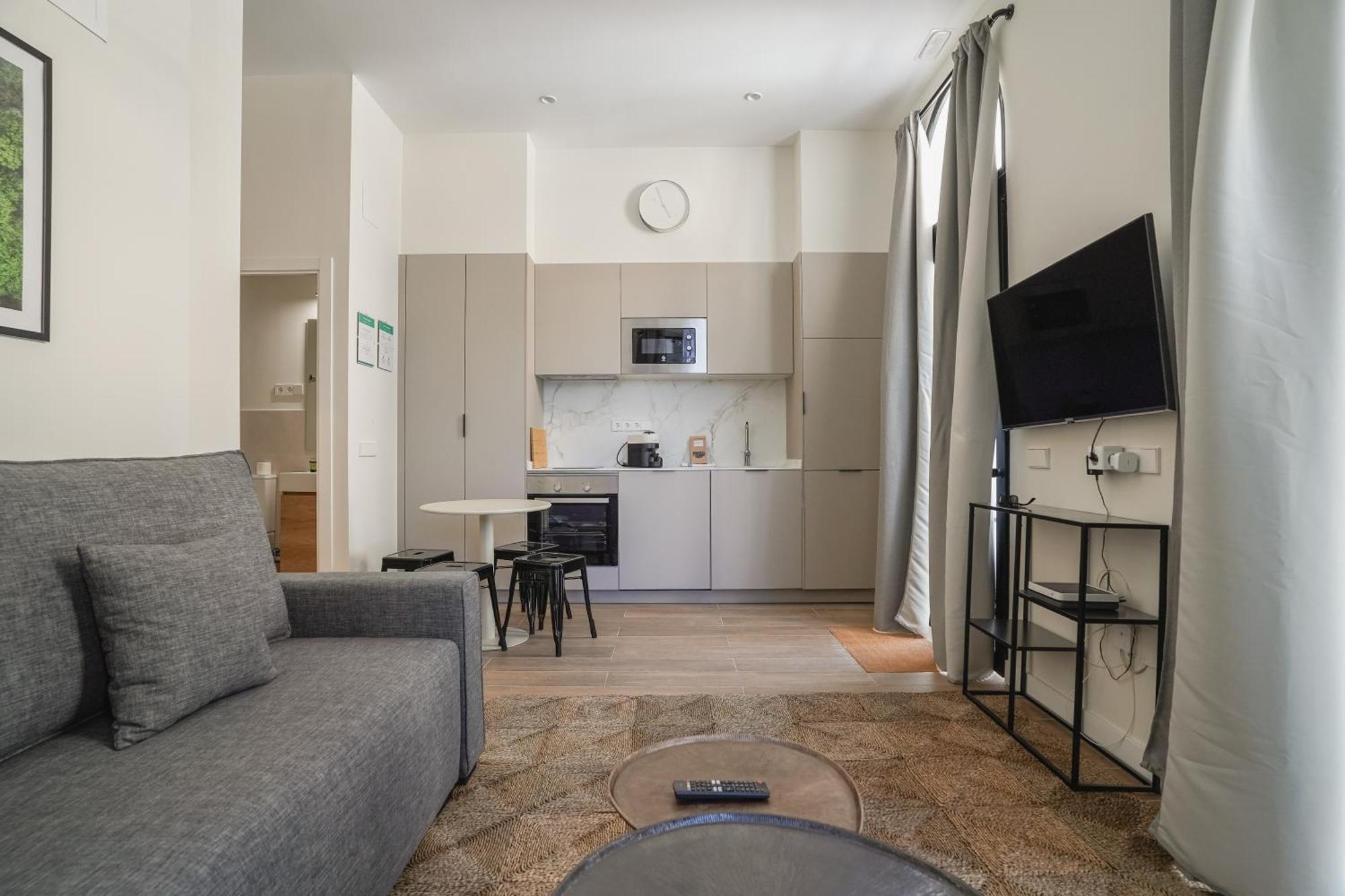 Modern Apartment-2bedrooms 2bathrooms-bernabeu Madri